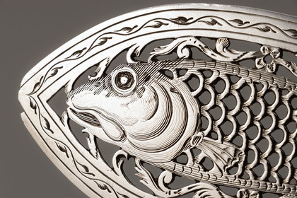 Georgian Silver Fish Slice - William Plummer